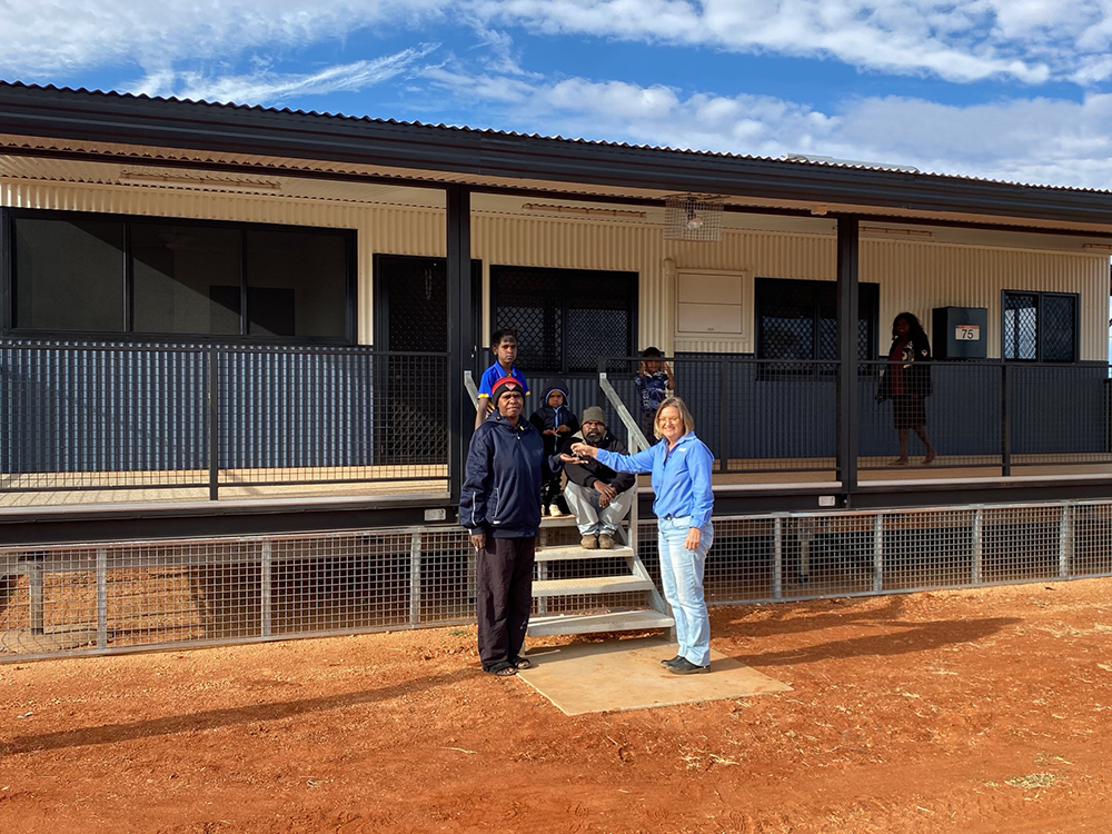 Families receive new homes right across the Territory