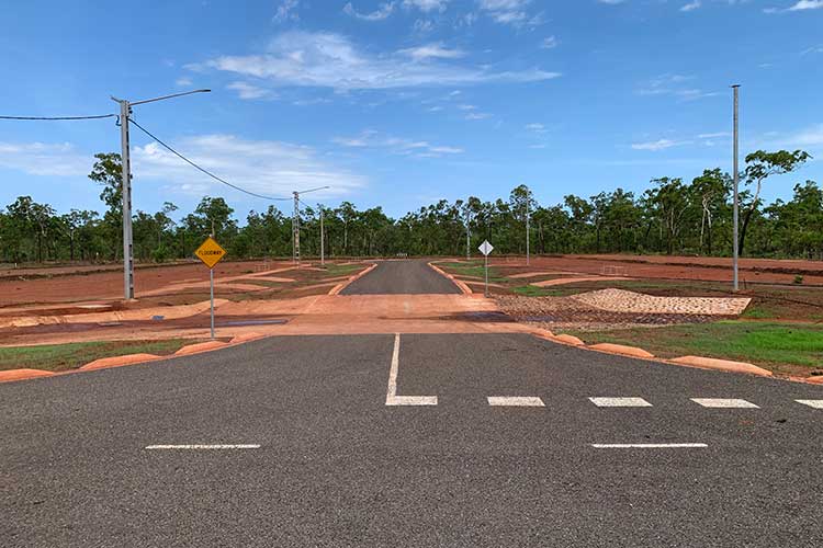 Finished road